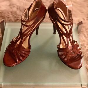 Cole Haan Strappy Leather Sandal Nike Technology